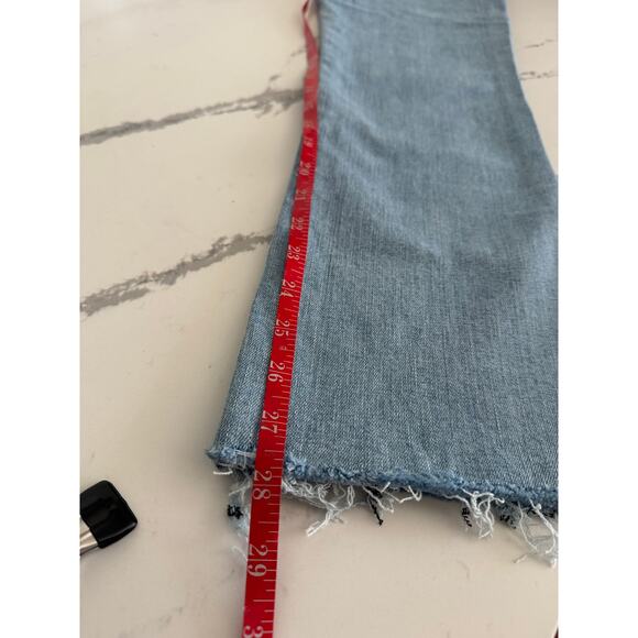 NWT 7 For All Mankind Earthkind High Waist Slim Kick Jeans Size 27 (27.5"inseam) - Picture 3 of 7